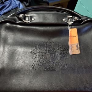 NWT Ben Sherman manmade leather duffel duffle